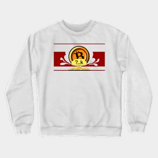 bitcoin blast, btc explosion Crewneck Sweatshirt